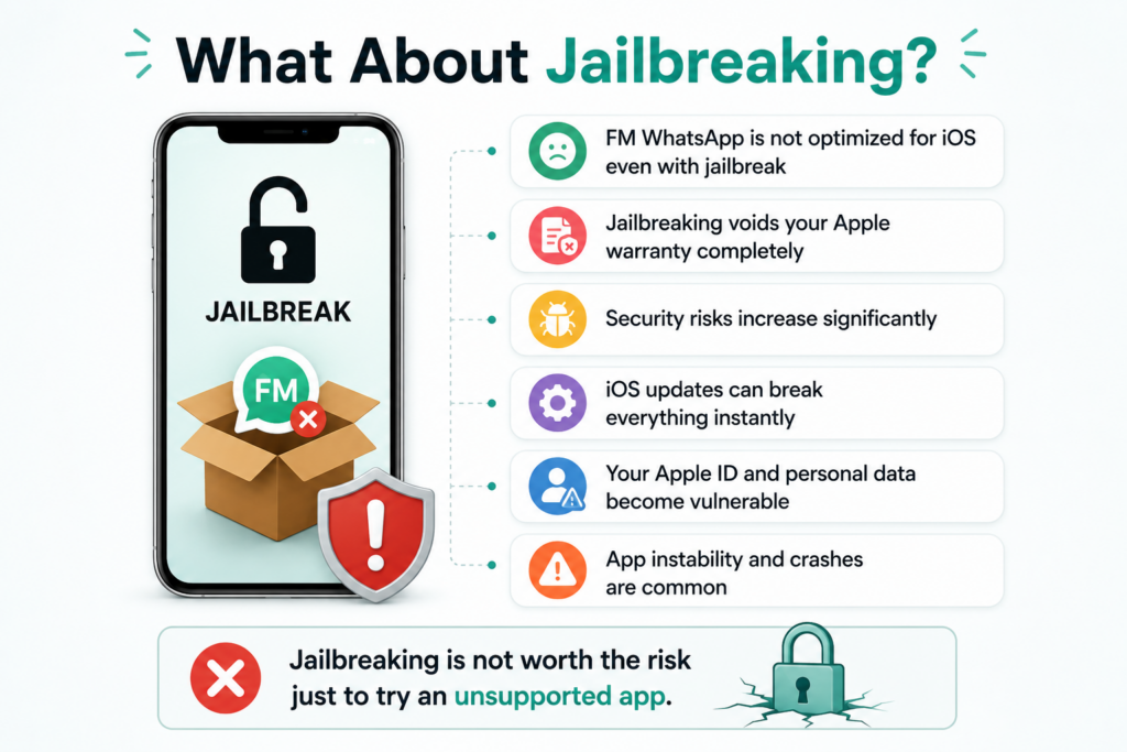 FM WhatsApp ios Jailbreaking